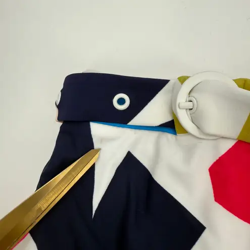 Raisin's Bikini Bottom SZ Large NWT South Pacific Tropics Pant High Waist Belt