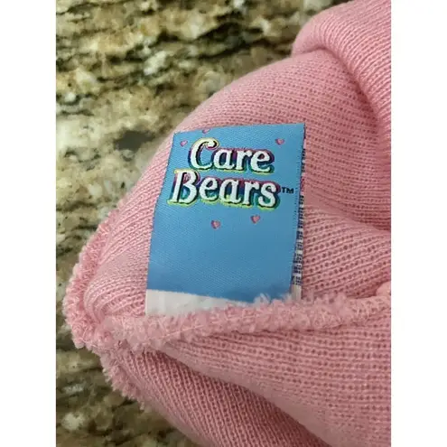 Care Bear Womens Pink Knit Beanie Grumpy Bear O/s Retro 90s Y2k Barbie Core