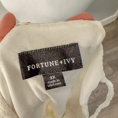 Fortune + Ivy White Lace Dress