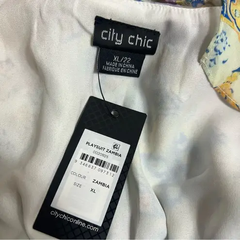 City Chic NWT Zambia plays its romper Sz 22