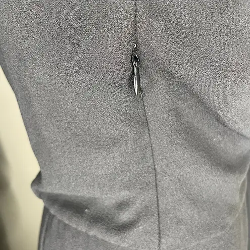 Julia Jordan Black Long Sleeve Faux Wrap Dress Semi Formal Event Occasion 12