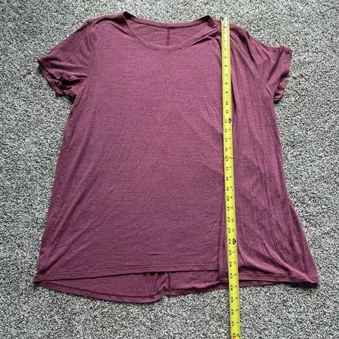 Lululemon  Back to Me maroon short-sleeve t-shirt