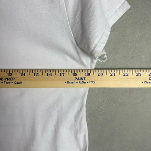 Harley Davidson Women’s American Flag Number 1 White Baby T