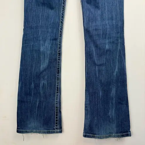 BKE Buckle Stella Bootcut Jeans Sz 30 Distressed Medium Wash Denim