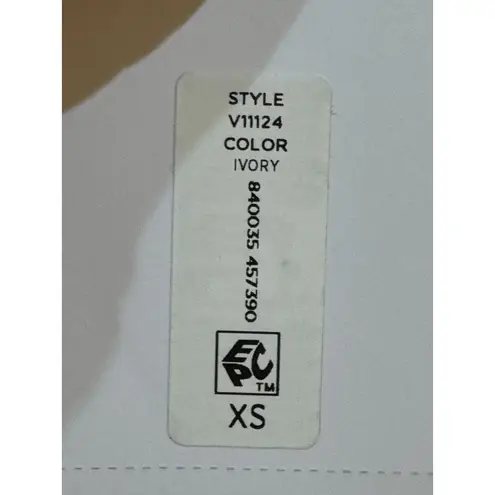 C by Bloomingdale's Cashmere Buttoned Vest Ivory Cardigan Size XS