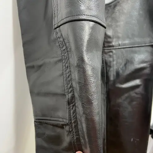 Vanguard Leather America Womens Motorcycle Pants Chaps Protection Black Buckle Size M