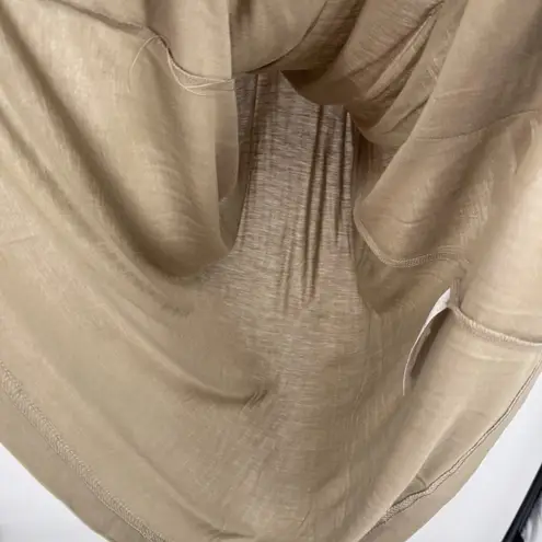 Lascana Sleeveless Mini Tank Dress Boho Size US 8 Khaki Tan Scoop Neck