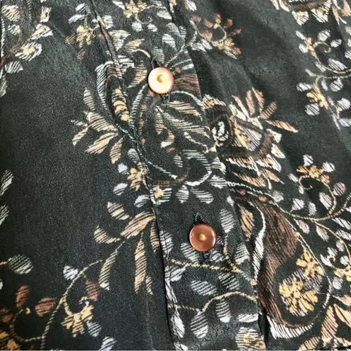 Nicholas Elsie Paisley Ruffle Mini Dress Paisley Long Sleeve Button Front Multi