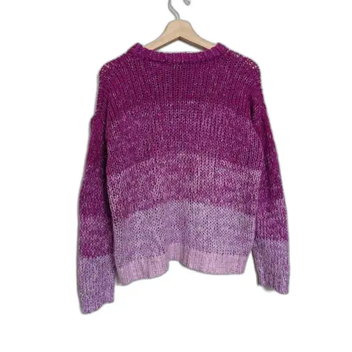Heartloom Ombre Sweater Size S Chunky Knit Colorblock