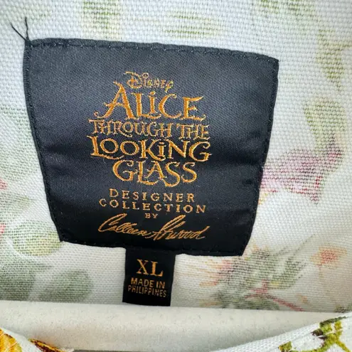 NWT Disney Alice Through The Looking Glass By Colleen Atwood Cotton Jacket XL White - Image 11