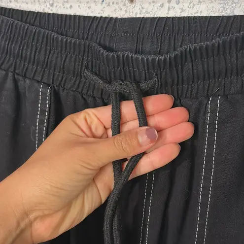 Black Cargo Jogger Pants