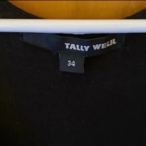 Tally Weijl EUC Black and Floral Skater Dress, Size 34