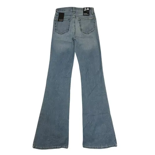 JOE’S JEANS Women’s 24 Light Wash Denim High Rise Flare EDO Zip Fly Casual Pants Blue