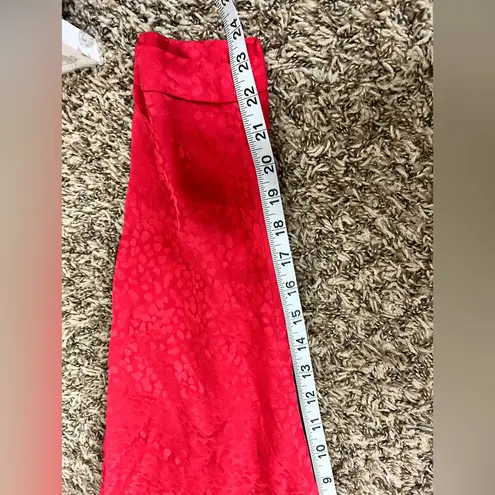 Just Cavalli Vibrant Red Silk Pants