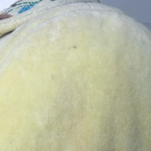 Yellow Embroidered Floral Jacket Size XS