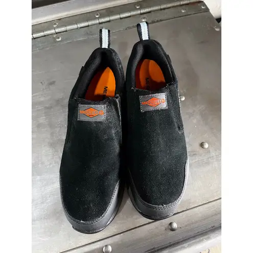 Merrell Women Windoc Steel Toe Suede waterproof Work shoes Sz 7.5 Black