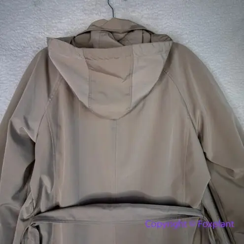 London Fog Trench Coat belted, women size L