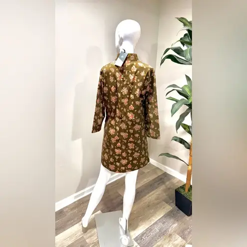 Tuckernuck Hazel Floral Corduroy Mini Dress S Brown Clifton Fall Floral NWT