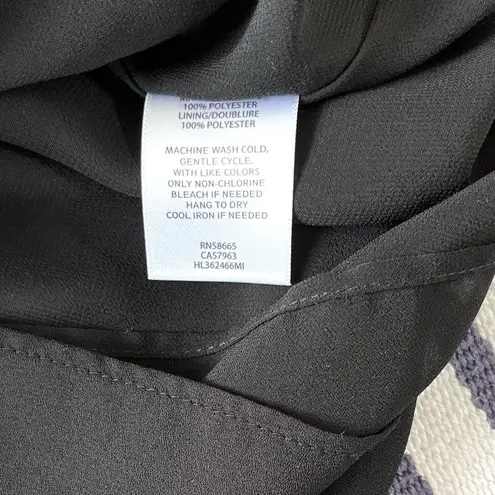 Chelsea28 Black Bell Sleeve Smocked Waist Romper Small