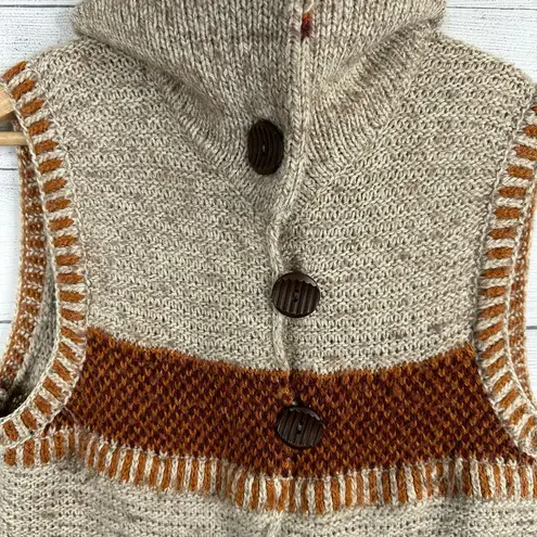 Royal Robbins Womens size Medium Mystic Fair Isle Wool Long Line Sweater Vest