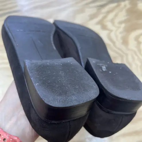 Stuart Weitzman  Jeweled Loafer Women's 8.5M Suede Brown Block Heel Career Preppy - Image 12