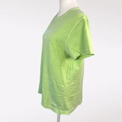 Life is Good  Green Short Sleeve T-Shirt 100% Cotton Size Medium - Image 5