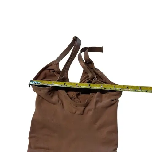 SKIMS Size L/XL Sculpting Thong Bodysuit Sienna Brown Shapewear Iconic NWT