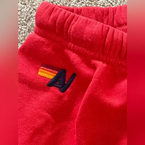 Aviator Nation NWT!! 👀  5 Striped Sweatpants In Red Size Medium Bin 220