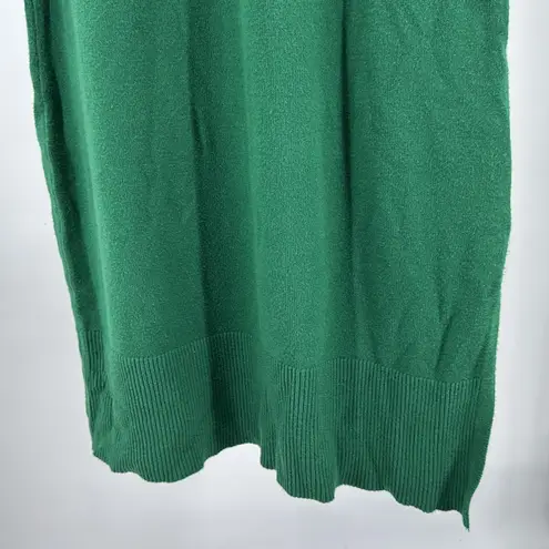 Free Assembly green mock neck midi sweater dress XL soft holiday winter modest
