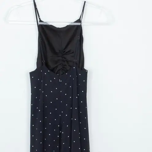 Alice McCALL Oscar Ruched Polka Dot Midi Dress Women's Size 6