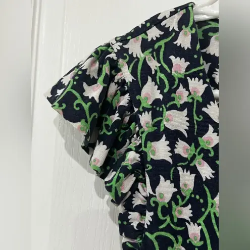 Lilly Pulitzer FINAL PRICE  Navy Flower Pattern Empire Dress