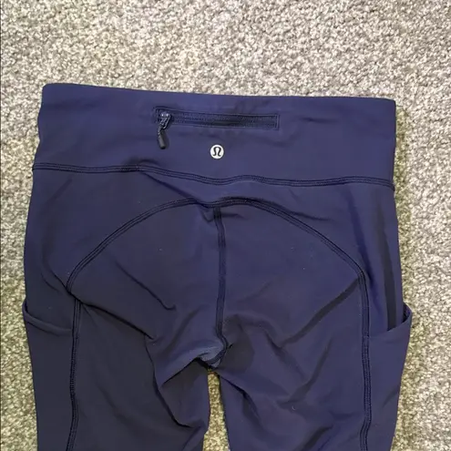 Lululemon Navy Blue Leggings thumbnail 3