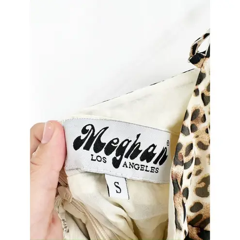 Meghan LA Enchanted Garden Maxi Dress in Leopard Cross Back S