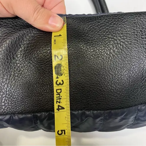 LP/LP quilted puffer purse navy blue 14” x 8.5” x 4” Black
