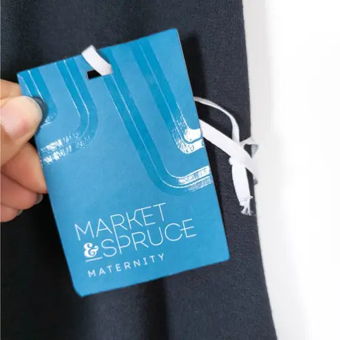 Market & Spruce Stitch Fix Black Ren Maternity Racerback Midi Dress Women's 2X