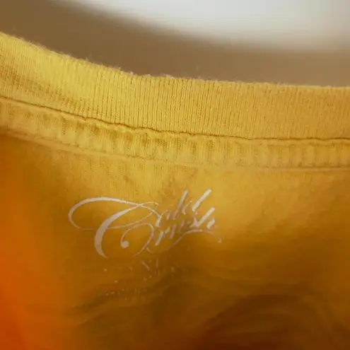 Rush Oversized Cold California Los Angeles T Shirt Palm Tree Raw Hem Large L