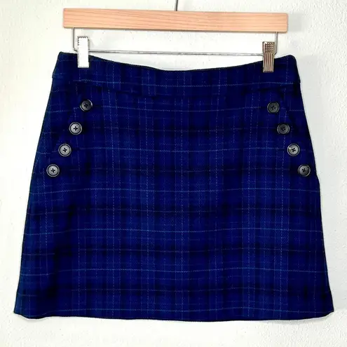 Veronica Beard Barnes Plaid Mini Skirt Size 8