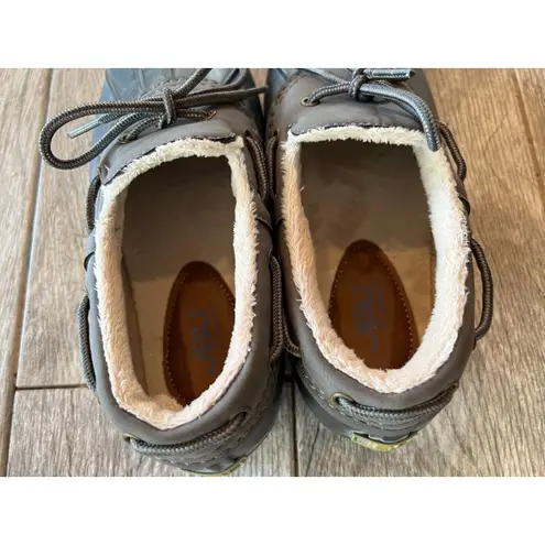 Jambu JBU Rain Duck Boots Gwen Faux Fur Waterproof Shoes size 8 Garden Slip On