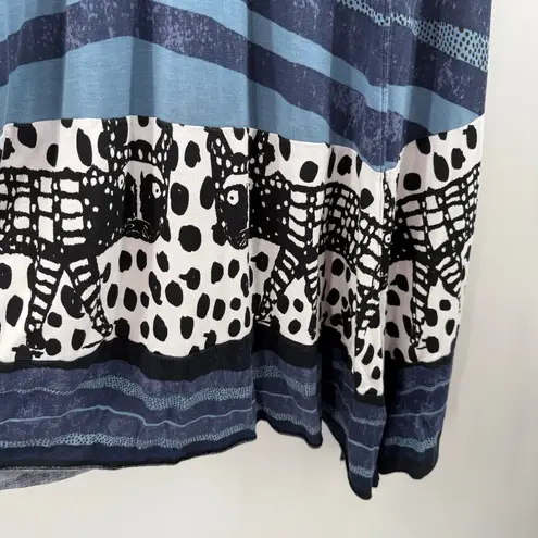 Desigual Tunic Dress Size XXL Swing Sleeveless Cat Lagenlook Artsy Art to Wear