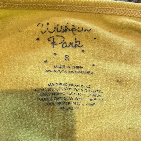 Wishful park  Yellow Spaghetti Strap Tank Top Small