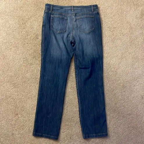 St. John Like new  mid-rise soft & stretchy women’s straight leg jeans size‎ 10