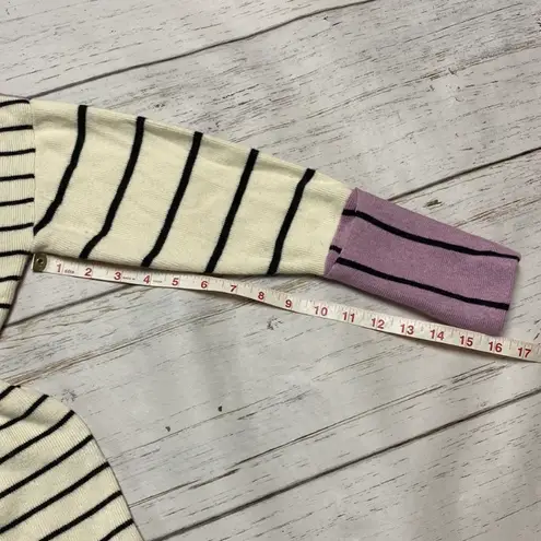 Anthropologie Faye Striped Boat Neck Sweater