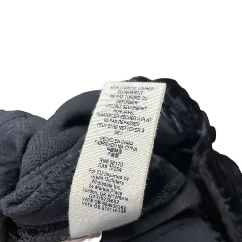 Free People  True Lovin' Velvet One Piece Jumpsuit‎ In Black Size XS