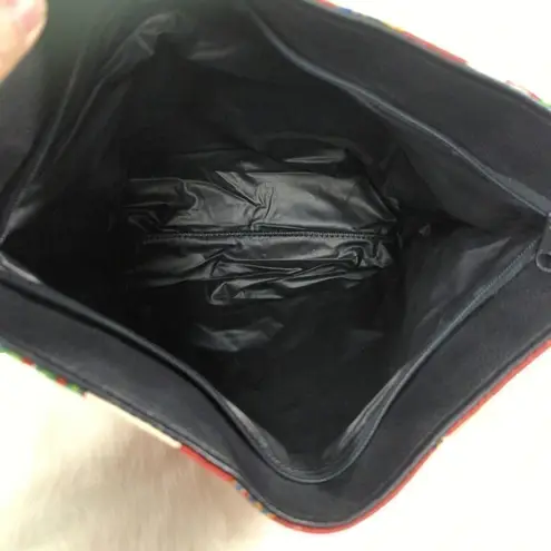 Cactus & Coyotes Novelty Prints Shoulder Bag Red