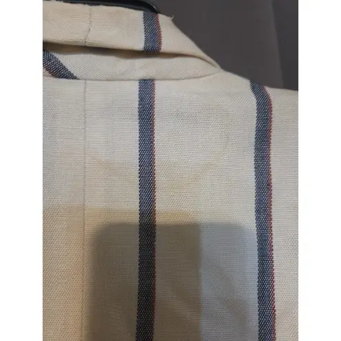 Stirling Cooper Striped Blazer, Women's Size 4 Jacket, Blue Red & White, Lined
