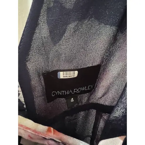 Cynthia Rowley  Rent the Runway Rose Floral Aurora Maxi dress - Size 4