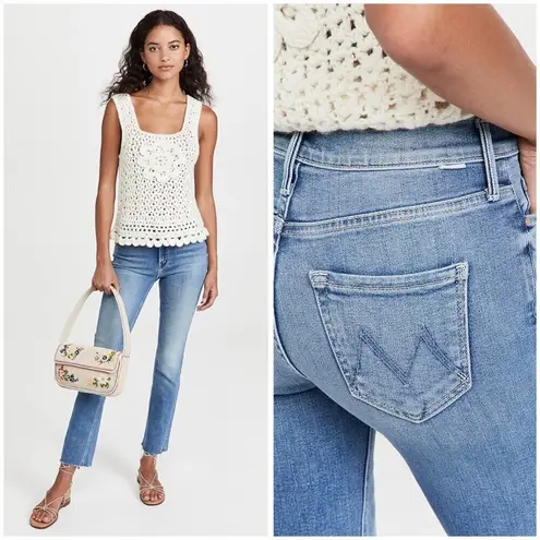 💕MOTHER💕 Mid Rise Dazzler Ankle Fray Jeans