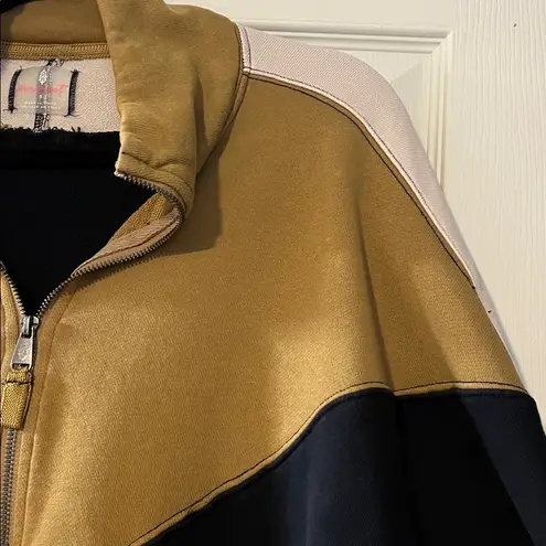 Free People Movement FP movement split second half zip color block pullover sweatshirt