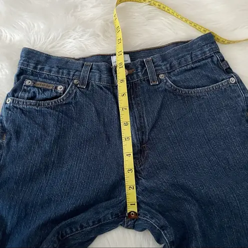 Calvin Klein Jeans Vintage CK Boot Leg Rinse Wash Size 7 100% cotton