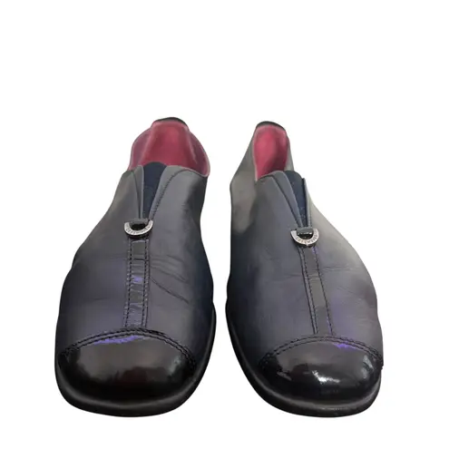 SOFTWAVES Superflex Womens Comfort Shoes Size 6.5 Blue Leather Minimalist